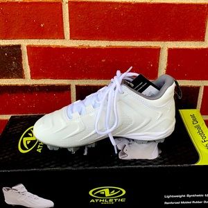 Athletic Works, Boys Football Cleat, White